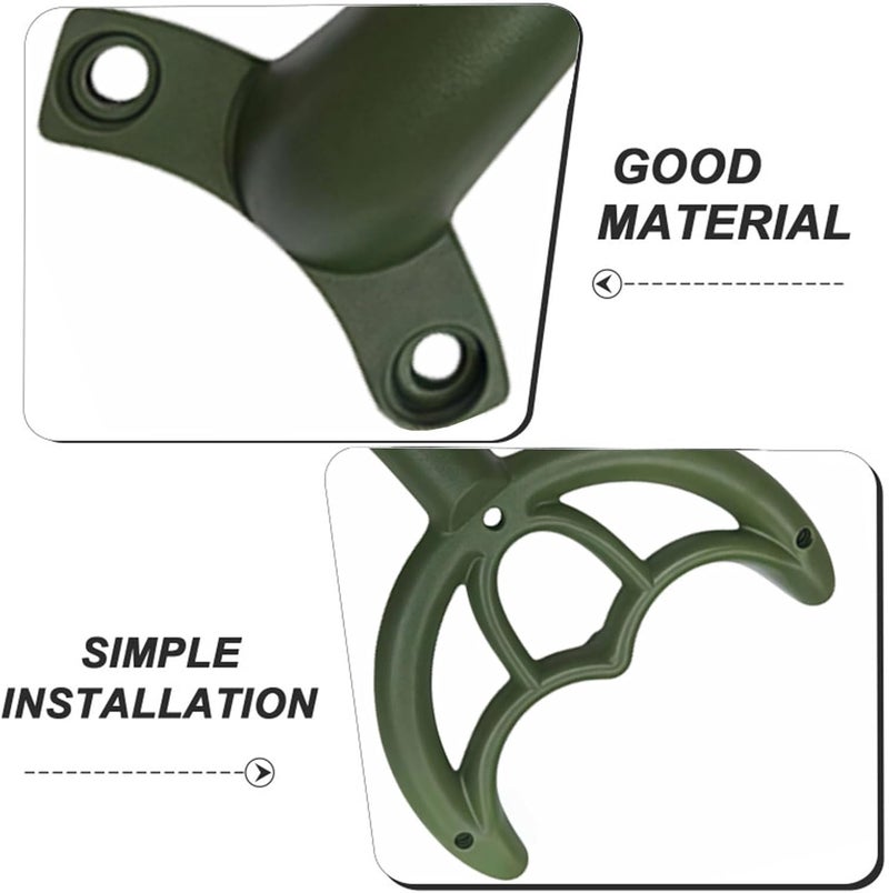GHYTRIGEN 5 Pcs 52’’Ceiling Fan Blades Arms Replacement,Ceiling Fan Blades Arms Replacement Parts Mounting Bracket Kit for Replacing The Worn Fan Blades,Keep The Balance and Good Performance (Green) - Image 4